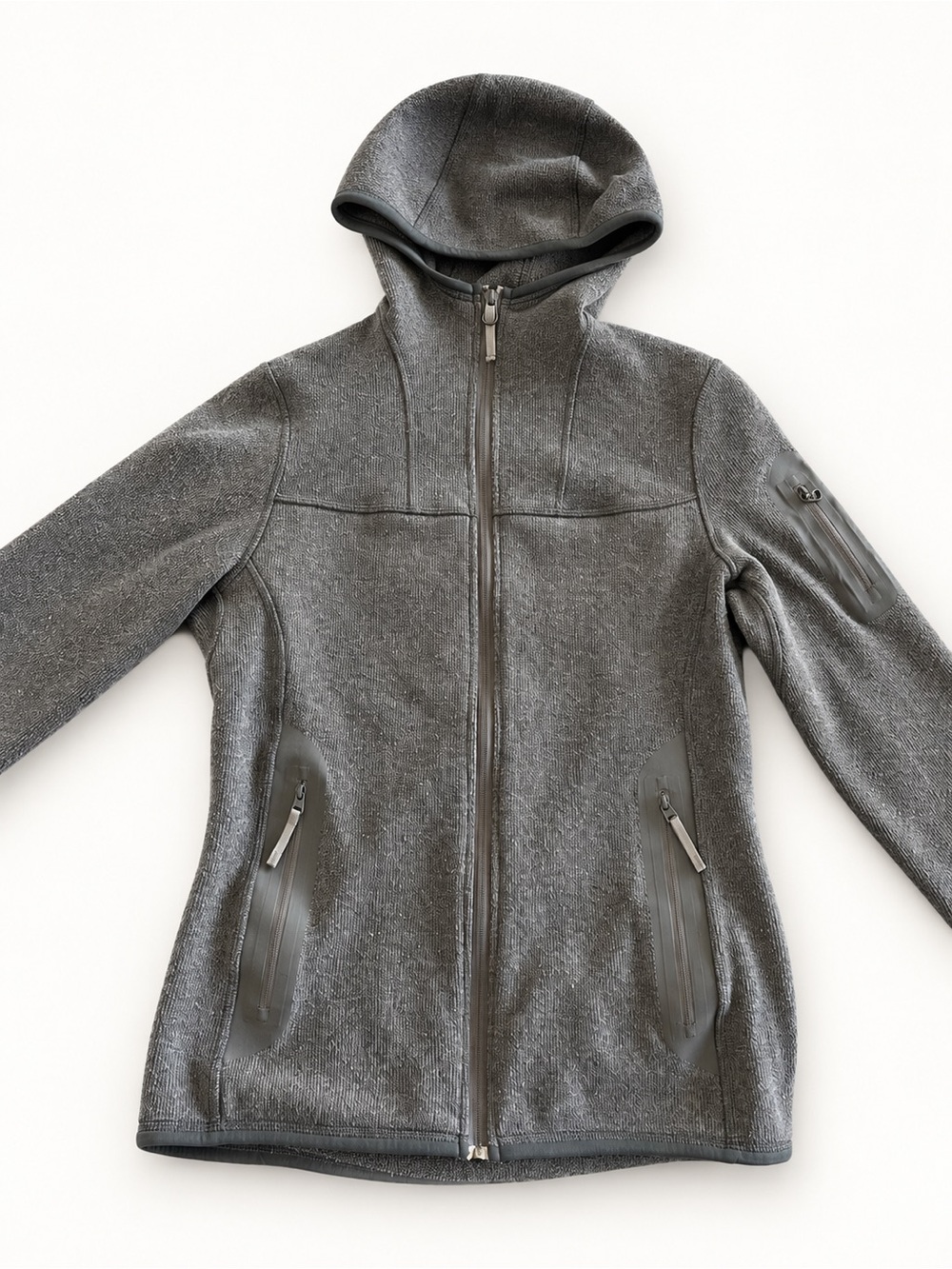 Arc’teryx Women’s Gray Hooded Jacket – XS